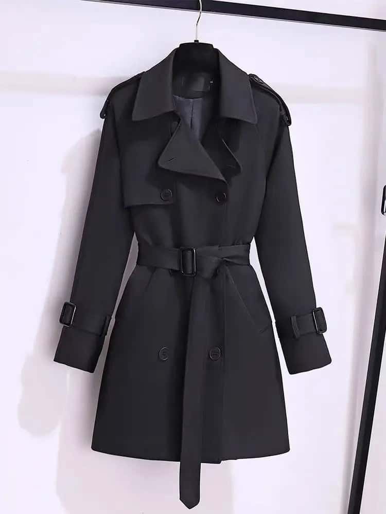 Old money black coat