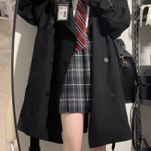 Old money black coat