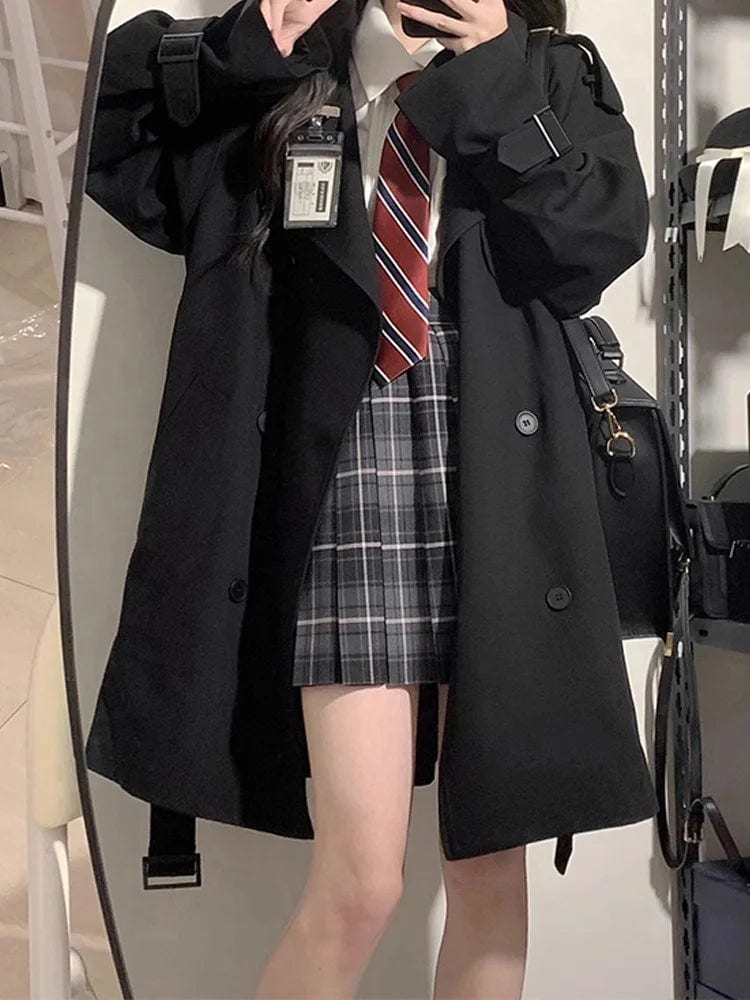Old money black coat