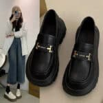 Old money black shoes