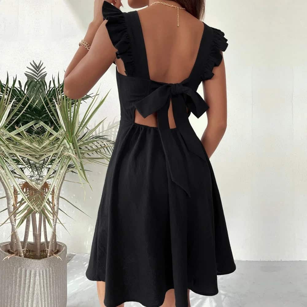 Old money black tie dress