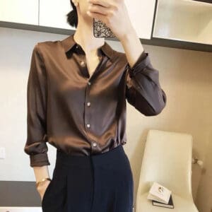 Old money brown shirt
