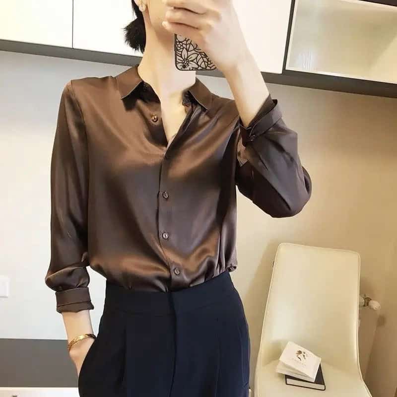 Old money brown shirt