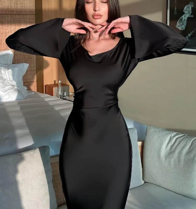 Old money cocktail dress