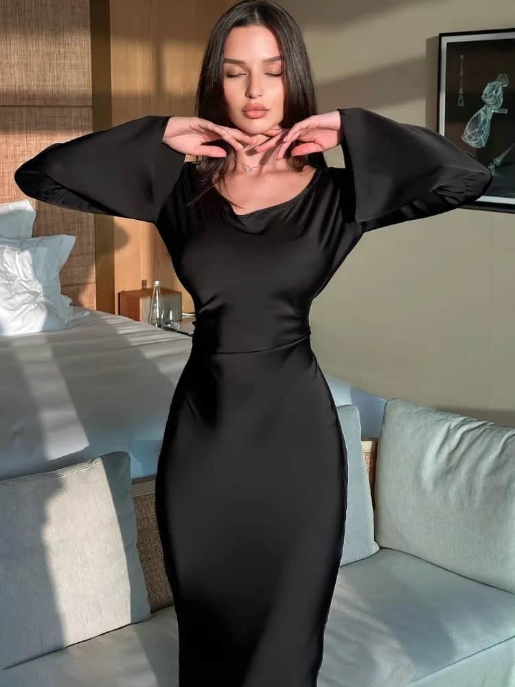 Old money cocktail dress