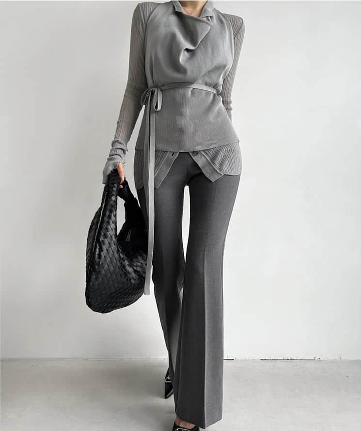 Old money grey pants