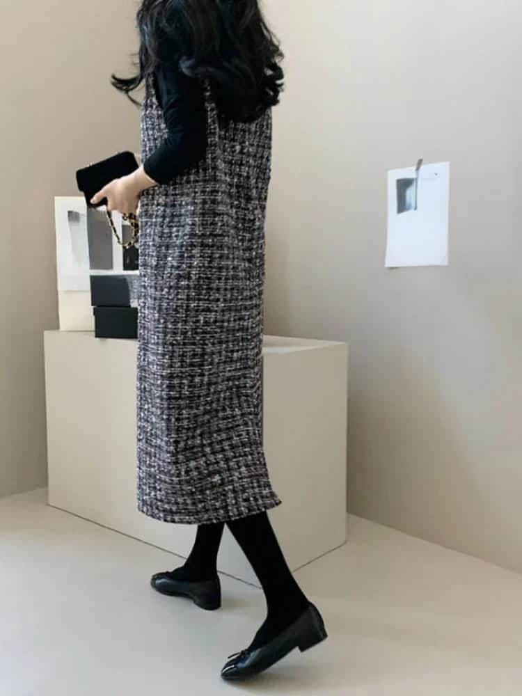 Old money maxi dress