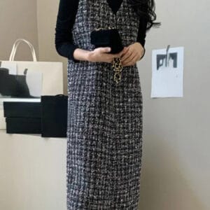 Old money maxi dress