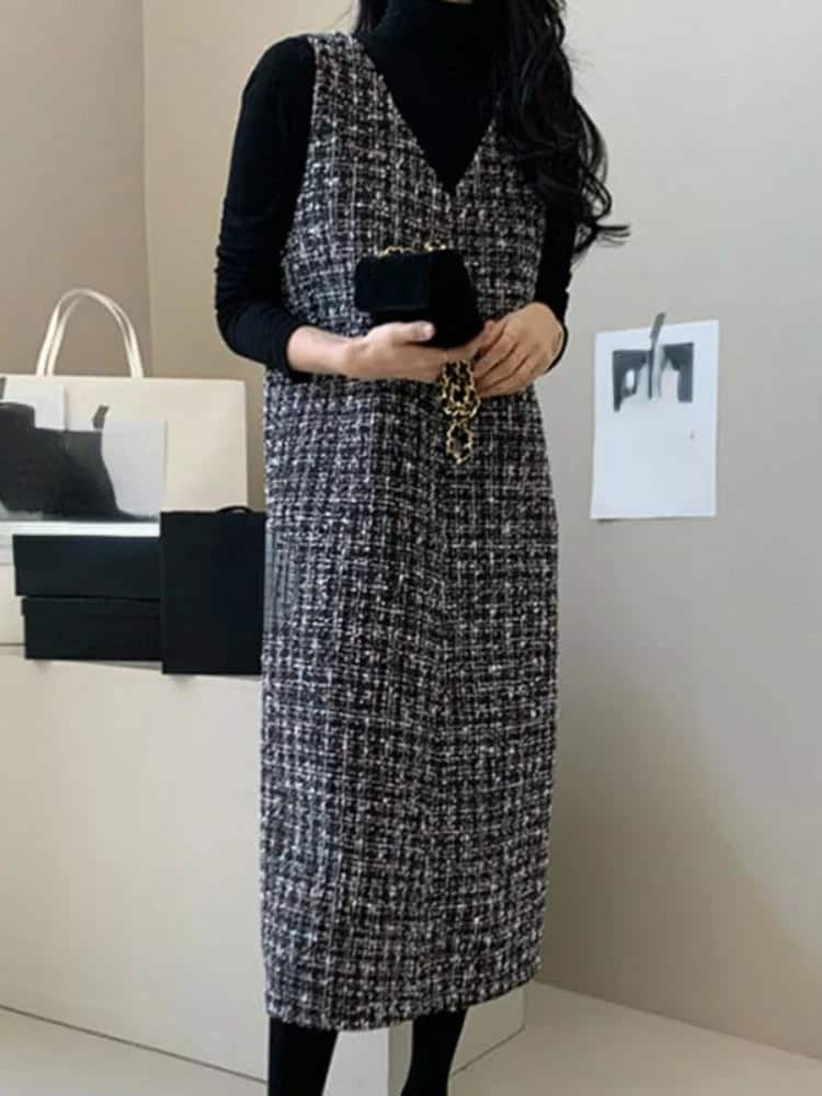 Old money maxi dress