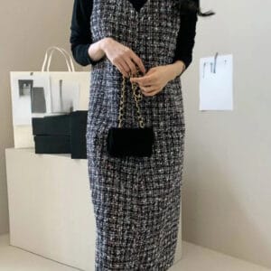 Old money maxi dress
