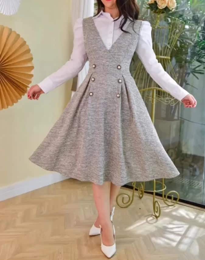 Old money mini dress