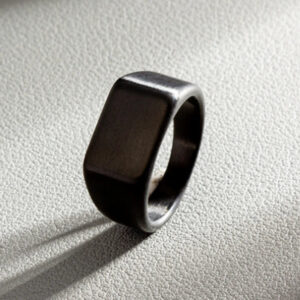 Old money signet ring