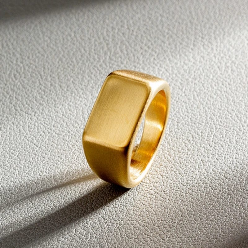 Old money signet ring
