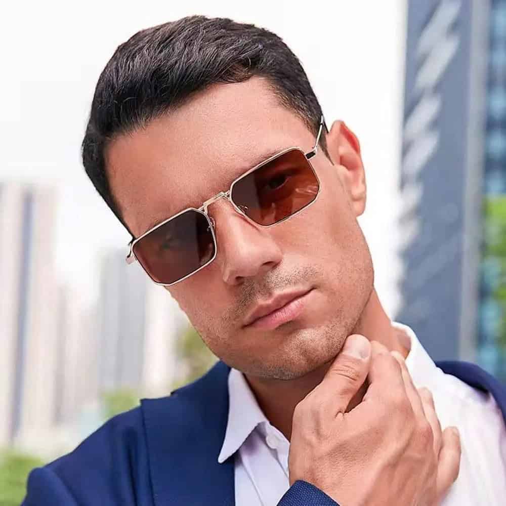 Old money sunglasses man